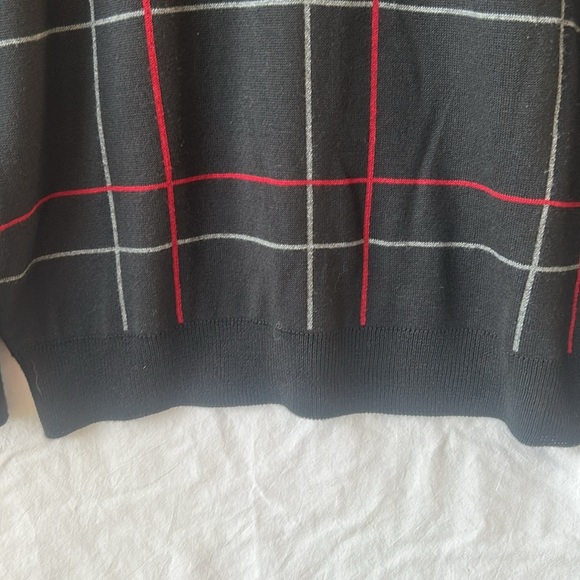 7 Downie Street Made in Italy Merino Wool Blend Crew Neck Striped Sweater XXL - Picture 14 of 16